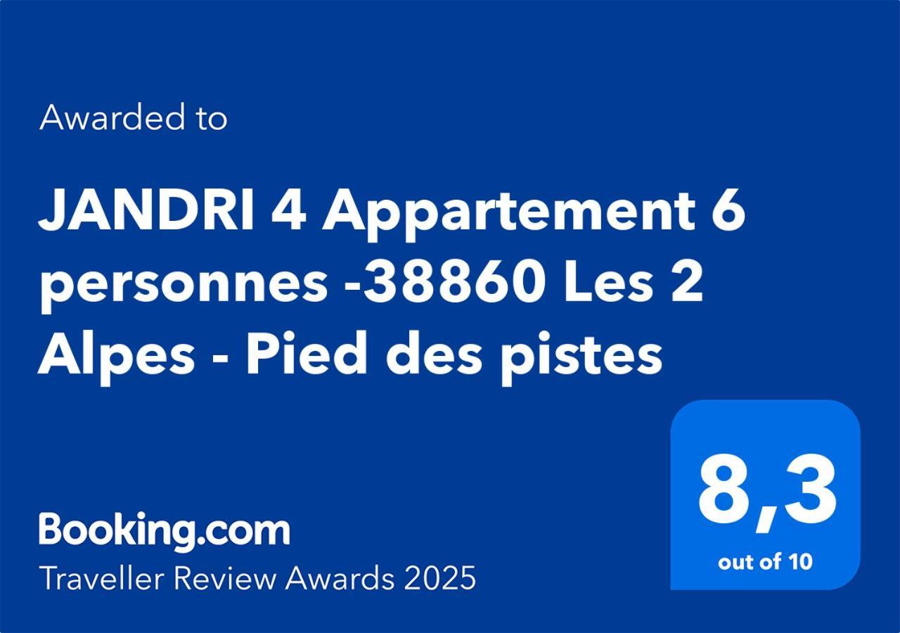 Jandri 4 Appartement 6 Personnes -38860 Les 2 Alpes - Pied Des Pistes 레두잘프 외부 사진